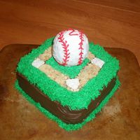 Baseball Cake Made for my son's 2nd birthday