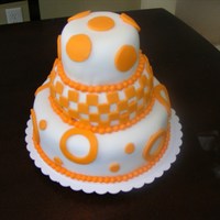 University Of Tennessee Themed Anniversary Cake I made this cake for a friend of mine. It was her and her husband's 10 year anniversary. They never had a wedding cake when they got...