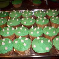 Polk Dot Cup Cakes I made these for a Birthday Party at school.