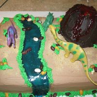 Dinosaur Birthday First attempt at anything 3D with the volcano. I really liked the way this turned out! Great ideas from CC!