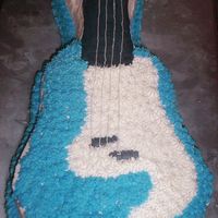 Guitar Cake I made this for my boyfriend's 24th birthday. He's learning how to play the bass guitar, so I made him a replica of his guitar....
