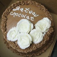 I Know, I Need Lessons. For my son's school bake sale. They teach them French at the school.