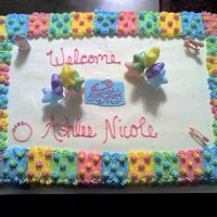 Quilted Baby Shower Cake This cake was for a lady that my husband works with. The lady that called and ordered the cake loved the one that I did for my sister so...