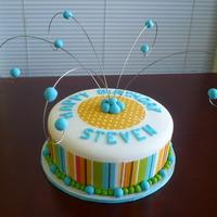 Steven's 39Th Birthday Cake Dream whip cake covered with buttercream and fondant with Duff Goldman's Cake Tatoos. Very easy to use. TFL!