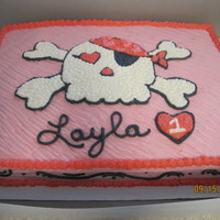 Pink Pirate Pink Pirate Theme; 1st Birthday