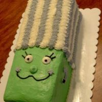 Frankenstein's Bride Chocolate cake (WASC alterations), filled with blackberry mousse, all buttercream decorations. Based on many I saw here on CC. Thanks to...