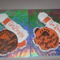 Bowling Cupcake Cake Order from a co-worker that also coaches his daughter's high school bowling teams.