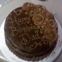 Chocolate Lover Made for a client's father who wanted chocolate, chocolate chocolate. And that is exactly what he got. Dark chocolate fugde cake,...