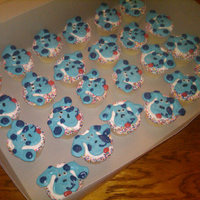 Blue's Cupcakes These were for my nephew's second birthday. Blue is made from candy melts.