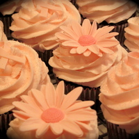 Breast Cancer Awareness Cupcakes I made these in recognition of Breast Cancer Awareness Month. Chocolate cupcake with Sugarshack's buttercream icing decorated with...