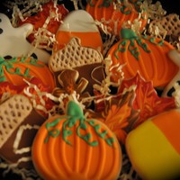 Fall Cookies NFSC with Antonia74 Royal Icing. TFL. Any comments appreciated.