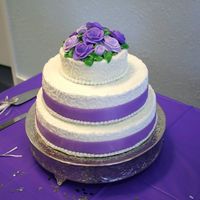 Small Corneli Lace Wedding Cake Small Corneli lace wedding cake for a friend's private ceremony.