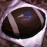 Hs Football Cake Another buttercream cake I donated to the school. This was also freehanded. Sorry for the pictures poor quality but I took it with my phone...
