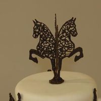 Horse Cake Topper Here is a closer pic of the topper, see whole cake in 3D Animals.