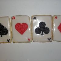 Pick A Card Sugar cookie cards for a co-worker's birthday who loves card tricks.