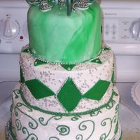 Graduation Cake Here is the cake I did for my neice's graduation from Michigan State University. Done in the school colors. My neice's only...