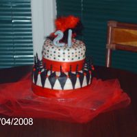 My 21St Birthday Cake THIS WAS MY 21ST BIRTHDAY CAKE. AND EVEN THOUGH EVERYONE WANTED TO MAKE IT FOR ME I SAID NO LET ME DO IT.. I THINK IT CAME OUT BEAUTIFUL....