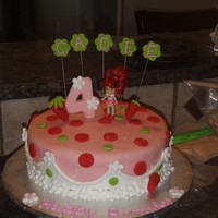 Strawberry Shorcake Strawberry Shortcake for a friends daughter. Got the idea from a few other cakes on here so i cannot take credit for design