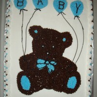Teddy Bear Baby Shower A name had not been picked out which is why it just says baby