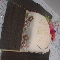 Asian Floral Design This is a birthday cake for a lady whose husband was missing her birthday due to a business trip to China. The party was Chinese in theme,...