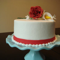 Basic Shower Cake For lack of a better title! This was a replica of a cake I made for my sister in law's birthday. I forgot to take a picture so I...