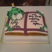 Frog Prince Inspired by DecoratedDream's cake of the same name. Not entirely happy with the end result (see the crack?) but I think I learned a...