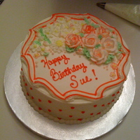 Buttercream Floral A cake I made for my mother in law on her birthday. She loves buttercream so I thought I would just pile the flowers on it! She loved it,...