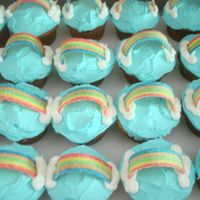 Rainbow Cupcakes This idea came from another user here amr70. I fell in love with them the first time I saw them and made them for my 1st graders end of the...