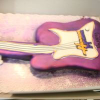 Hannah Montana Guitar For my daughters birthday in July...covered in MFF, the logo is made with RI. It made the travel from Las Vegas to Los Angeles with noooo...