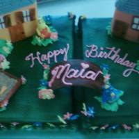 Backyardigans Cake This is the first cake I made for Cakes for Kids Las Vegas. It is a vanilla cake covered in buttercream icing (Tonedna's recipe). The...