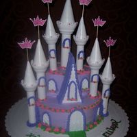 Princess Castle It was best friend's 2 year princess party. I used the Wilton Castle set and Pastry pride whipped icing as I like the taste better. It...