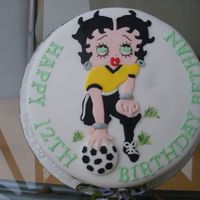 Betty Boop The Footballer! 