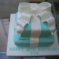 Tiffany Boxes This was made for an 18th birthday party
