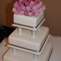 Tulip Wedding Cake - Flowers Made From Sugar Paste 