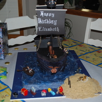 Pirates Of The Caribean My niece loves the pirates of the caribean and asked me for a Black Pearl pirate ship. I wasn't sure how to make it but here it is...