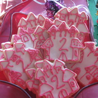 Castle Cookies castle sugar cookies