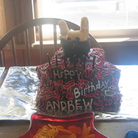 Rock Cake heavy metal cake for my son. who loves metallica and ozzy