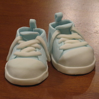 Baby Shoes Made out of MMF, thank you to Stellastarchild for the pattern and instructions.
