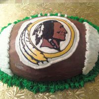 Go Redskins! Redskins Football Cake