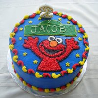 Elmo Birthday Cake Elmo cake for 2 year old