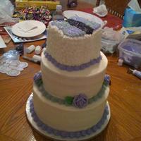Butterfly Birthday Cake for 30th birthday, butterfly as top tier