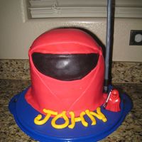 Star Wars Royal Guard I made this for my husband's 35th birthday. My husband loves Star Wars. Modeled after a Royal Guard toy of my daughter's. 2-9...