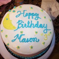 My Second Cake This was my second cake. It was a practice cake for my son's birthday. I definitely have come a long way! LOL!