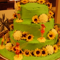 Tinkerbell Slash Pirate was my daughters 3 birthday. she wanted a tinkerbell and a a pirate cake. so we did both. the kids dressed up. boys pirates and girls...