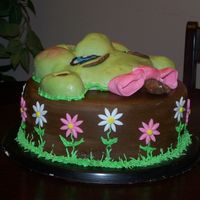 Shrek Baby Side The border around the bottom is grass and my leaves are not very well done, it was my first time doing them. The little holes you see in...