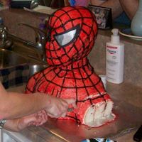 Spiderman 3D Cake 