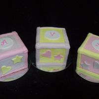 Baby Blocks Each block is 6"x6"x6"