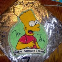 Bart Man! I made this picture a few years ago for my son, an attempt at cake decorating! Just a hobby I enjoy, and do about 3 cakes a years! One for...