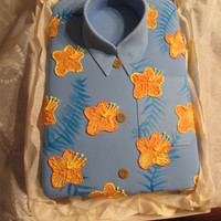 Tommy Bahama Party! A fun cake, based from a Tommy Bahama shirt for the father of a friend. Good for either Father's day or a birthday. I had a lot of fun...