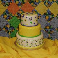 Mother's Day Quilt A cake I made for my Church's womens group. We made quilts for needy families and discussed the "ties that bind us". I based...